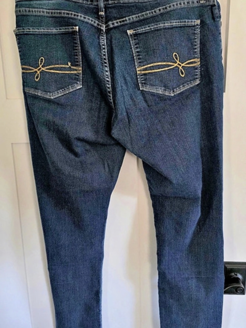 Denizen Skinny Jeans in Blue Waist 16